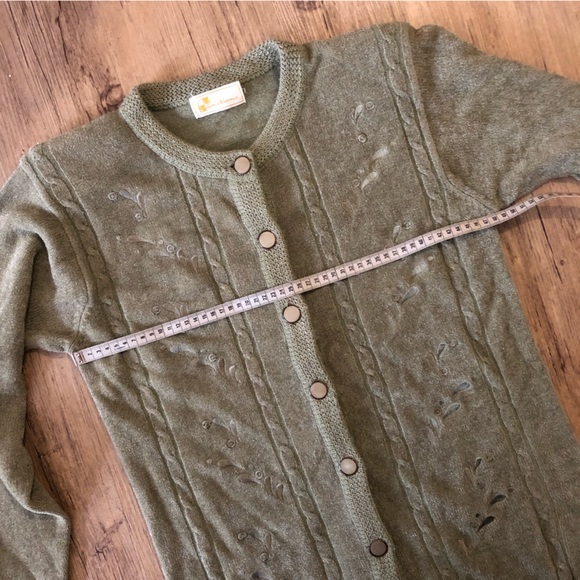 🧚 Vintage green cardigan - Picture 5 of 6